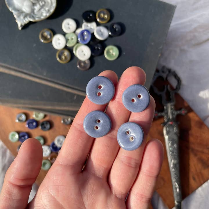 Silver Beast Studio - Wholesale Sewing Button/Snap - 18mm Original Buttons (Set of 5)3