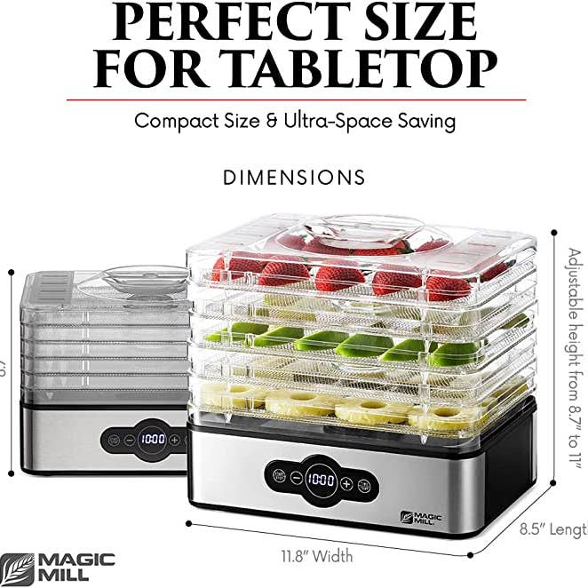 Alpine - Wholesale Kitchen Appliance - Magic Mill Food Dehydrator Machine MFD-50001