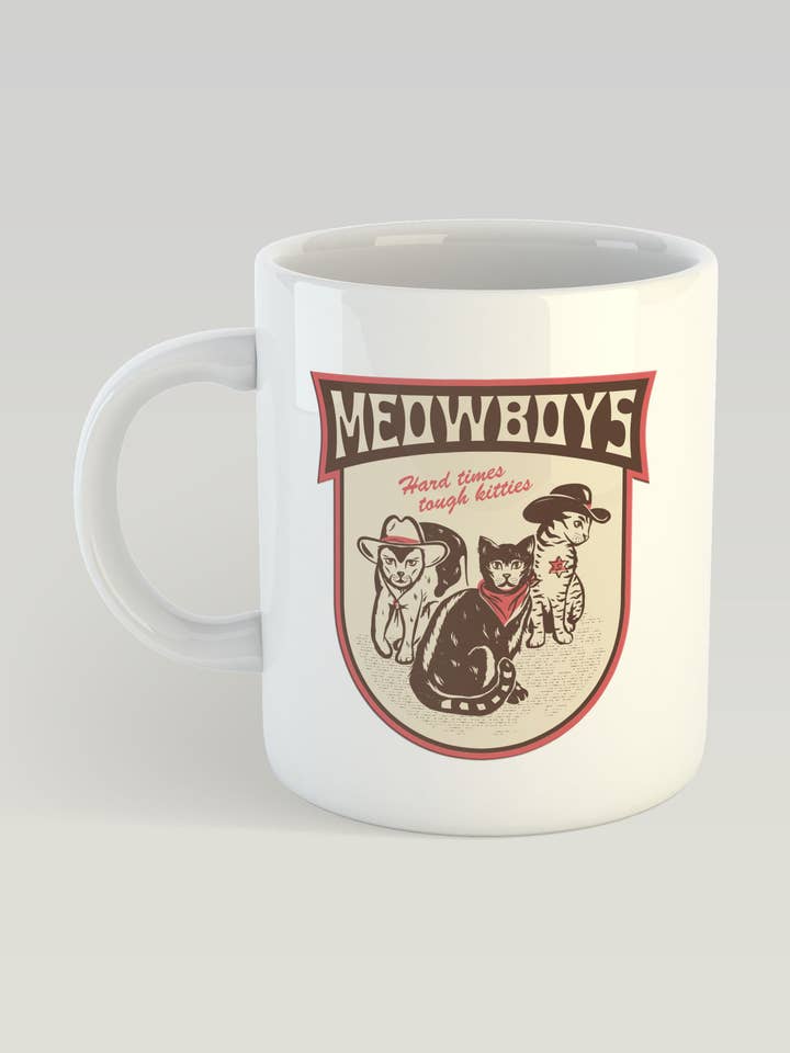 Meowboys Mug for wholesale by Shop Good