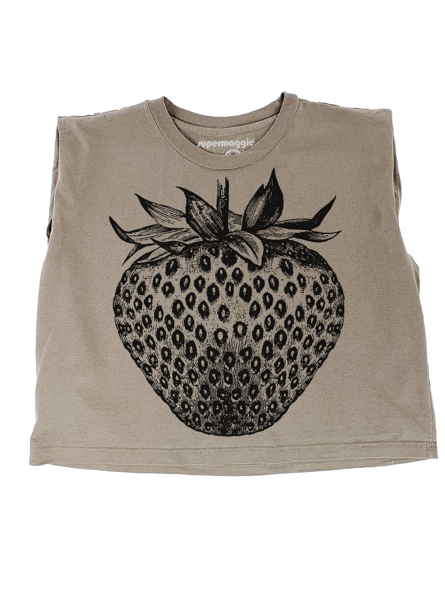 Supermaggie @ Faire - Wholesale T-Shirt (Graphic) - Women's - Strawberry Maisie Heavyweight Muscle Tee4