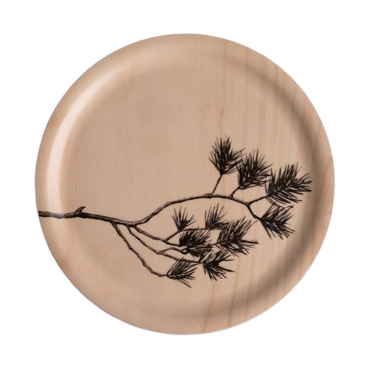 Tray 24 cm Pine Branch for wholesale by Miiko