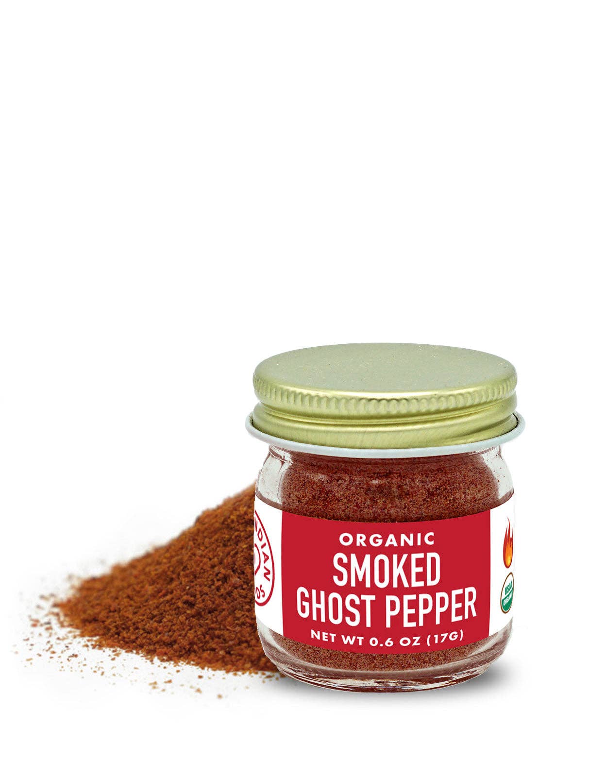 Pure Indian Foods - Wholesale Dried Spice - Ghost Pepper (Smoked Bhut Jolokia), Certified Organic0