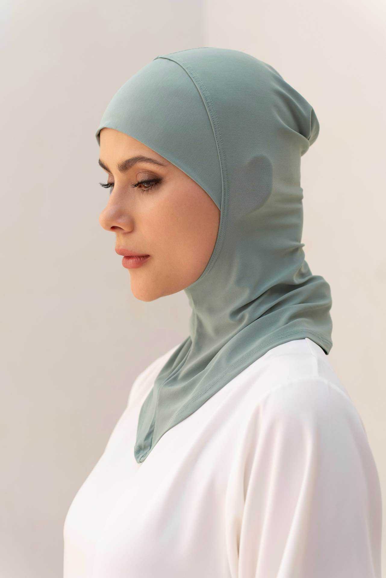 Aawoe Abaya – wholesale Hijab - Dam – Elegant hijabmössa med kaffekant - 228823