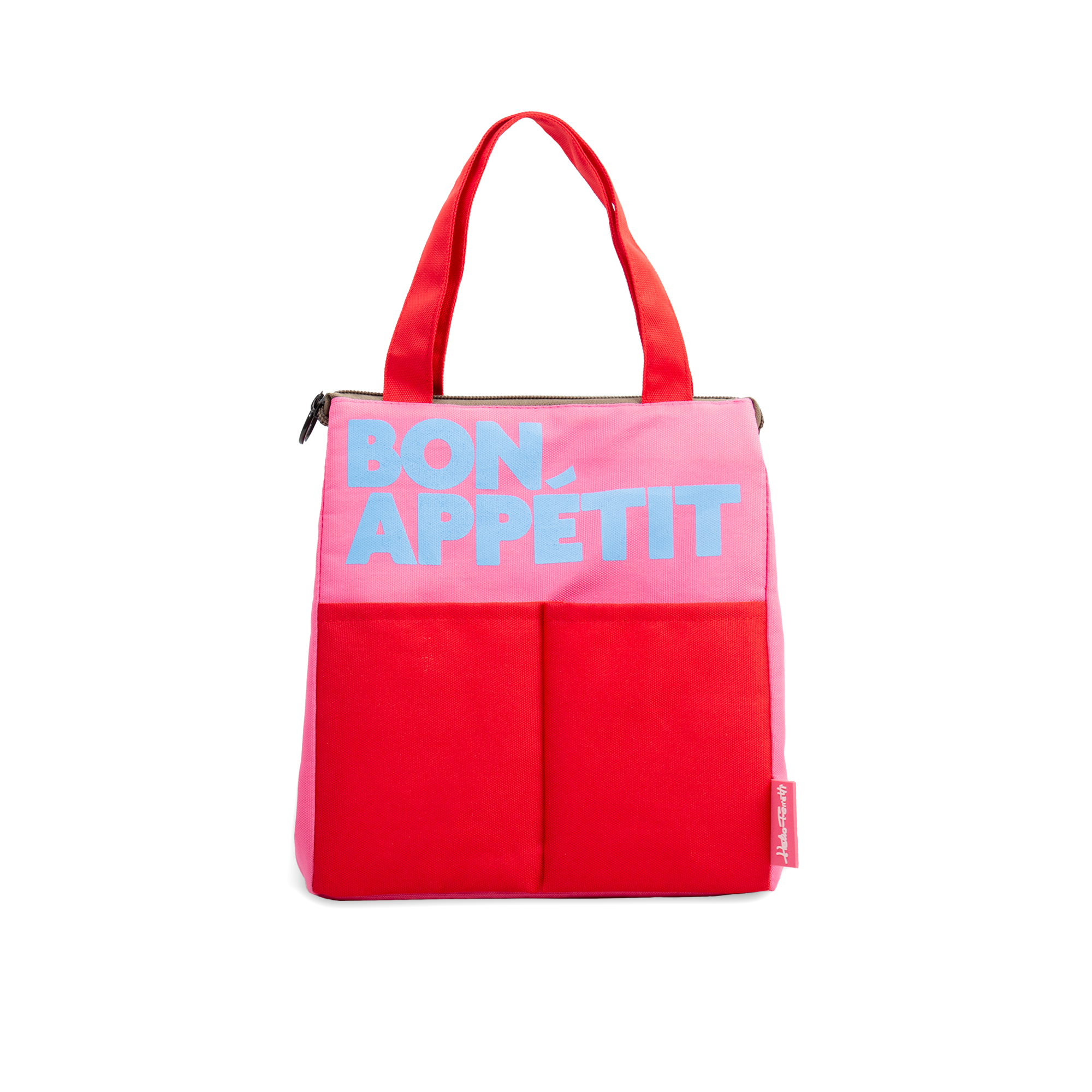 Helio Ferretti - Wholesale Lunch bag/box - RED BON APPÉTIT ISOTHERMIC LUNCH BAG HF1