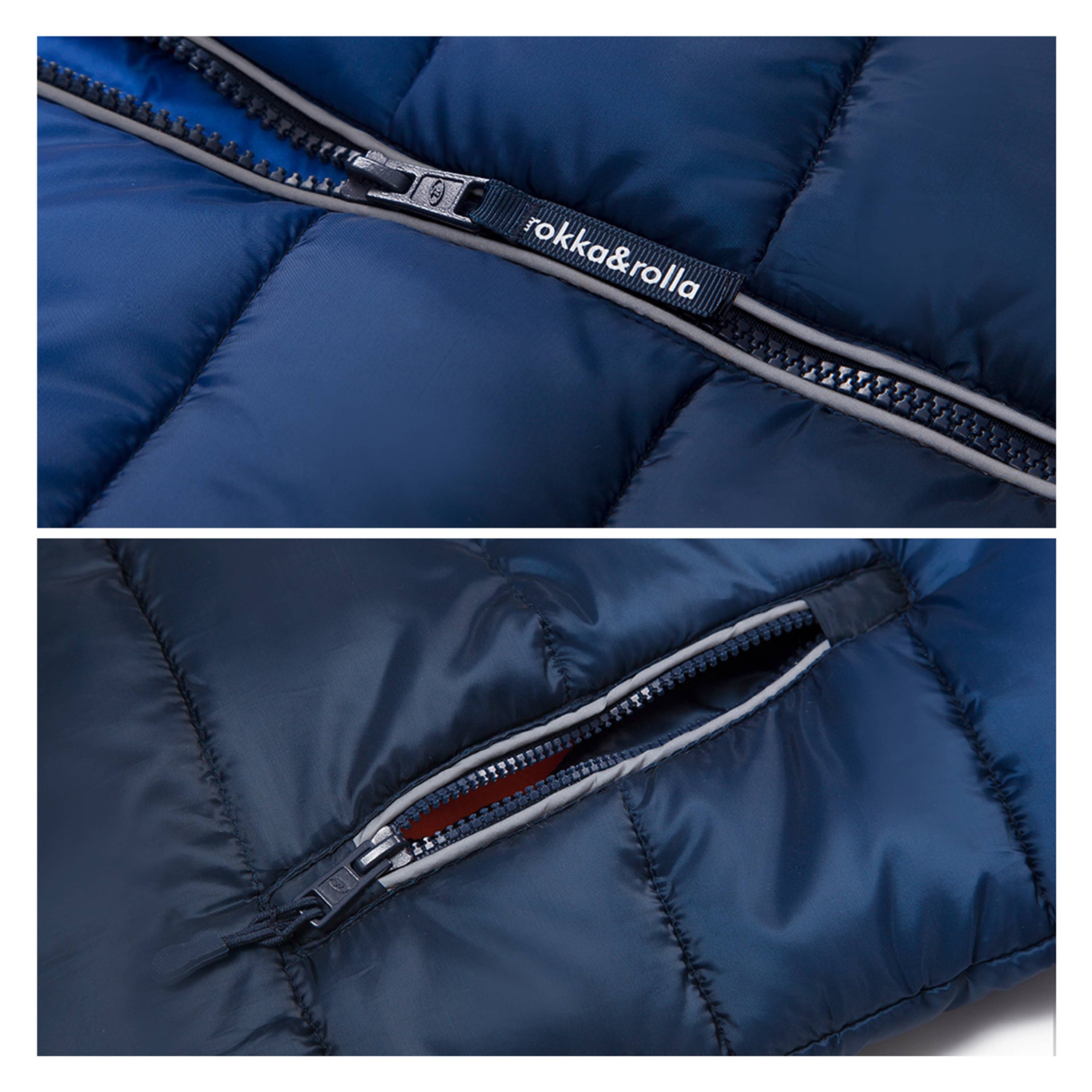 Rokka & Rolla - Wholesale Puffer Jacket - Kids - Boys' Heavy Winter Puffer Coat Bubble Jacket9