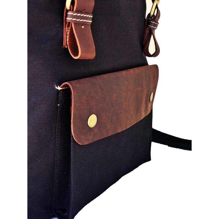 Tuzech Leather - Wholesale Backpack - Unisex - TUZECH Leather Laptop Backpack Casual Canvas Campus School Rucksack with Laptop Compartment (15 Inch, Gray)5