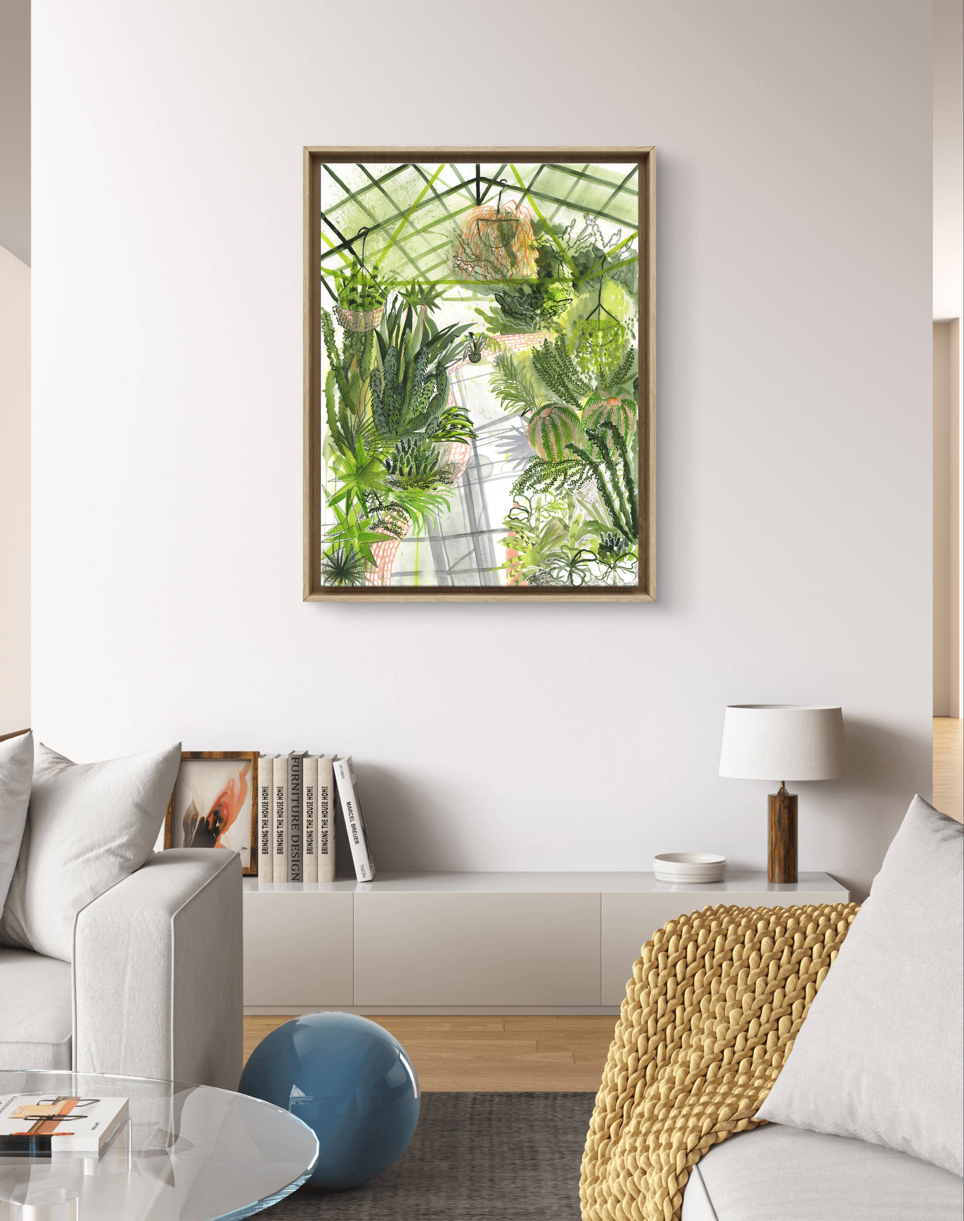 ApoorvaMittalDraws - Wholesale Art Print - Greenhouse Art Print that shows Botanical Beauty4