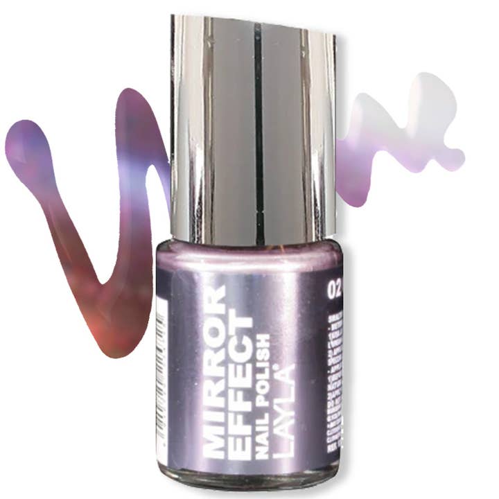 Layla Cosmetics - Wholesale Nail Polish - Mirror Effect Nail Polish with Free Base File