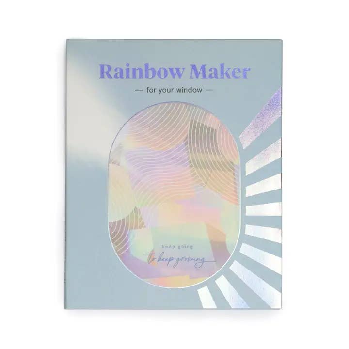 Botanopia USA - gifts , decor and cards for plant lovers - Wholesale Suncatcher - Rainbow maker sticker - Keep going to keep growing11