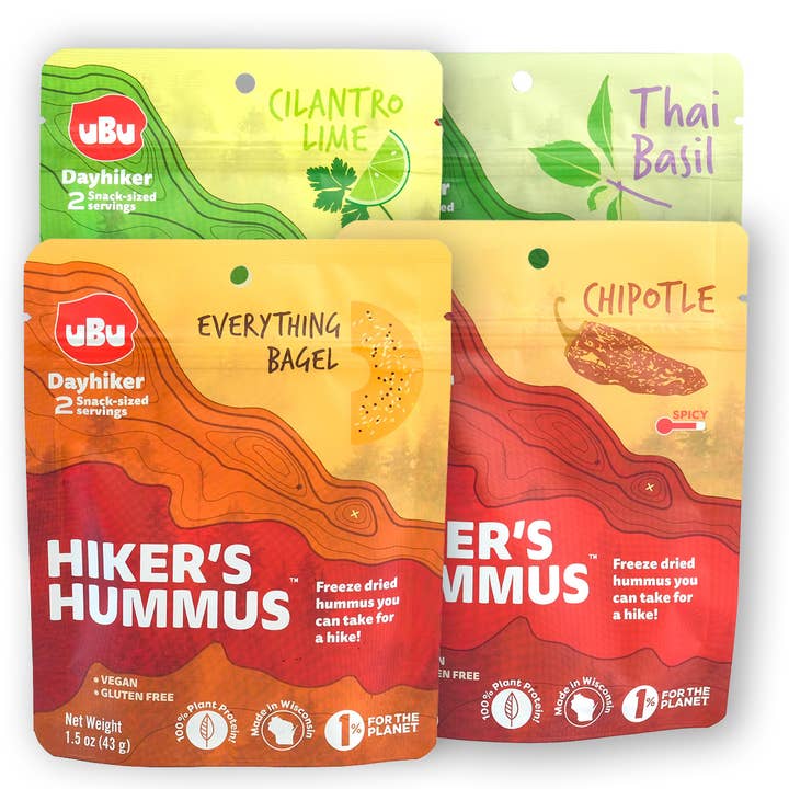 uBu Foods - Wholesale Shelf Stable Prepared Meal - Hiker's Hummus - Everything Bagel2