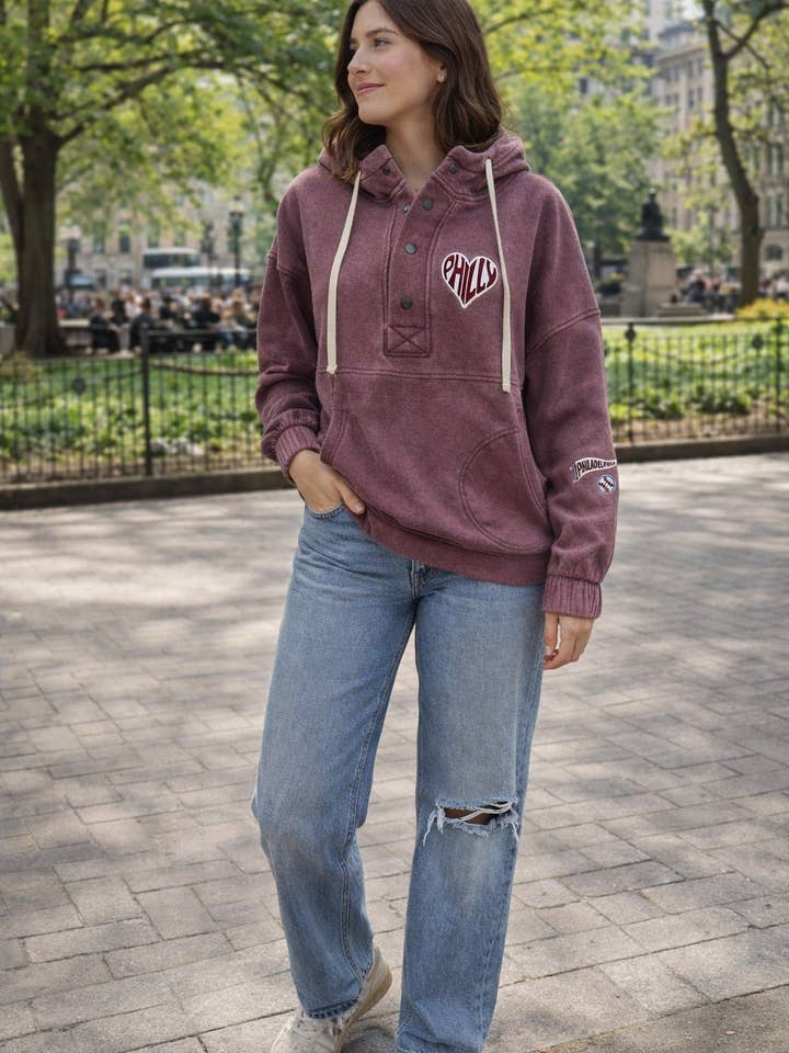 Maroon Hoodie for wholesale by Just C