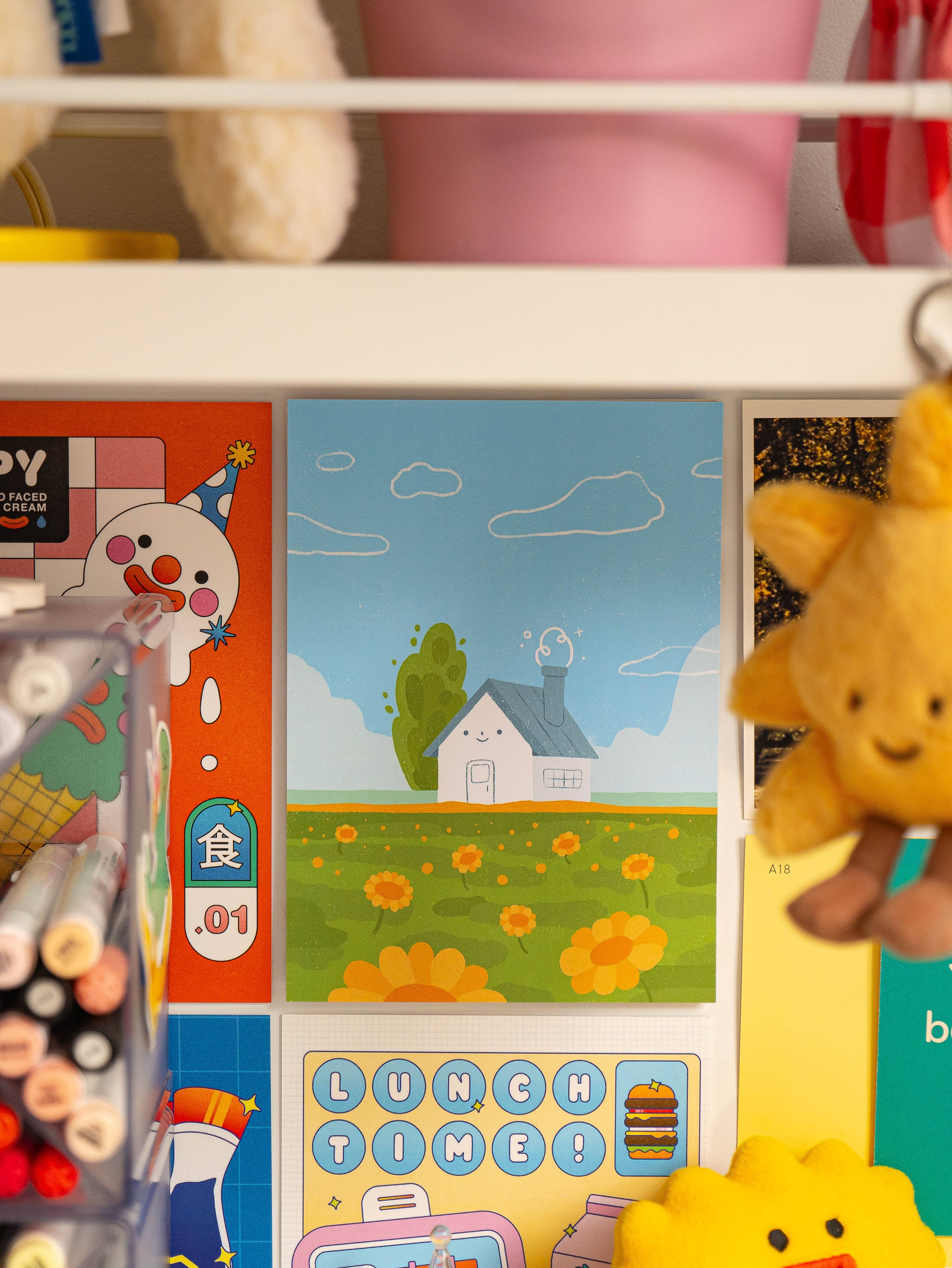 Ivna Lins - Wholesale Art Print - Happy Home Art Print - Cosy Cottagecore House in Nature 2