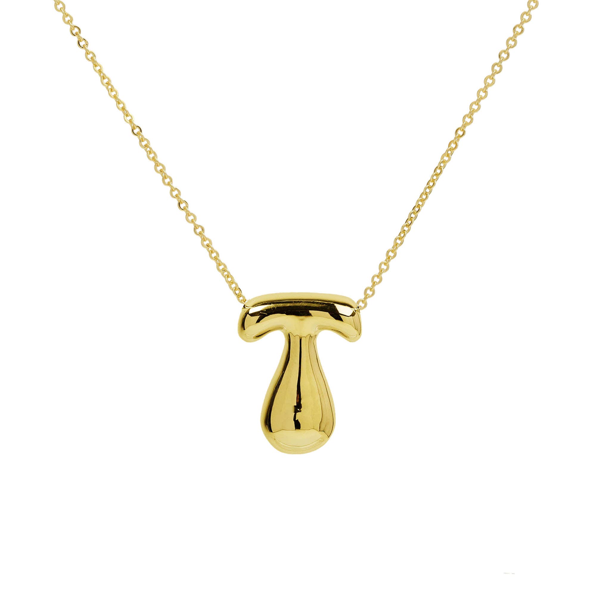 Savvy Bling – wholesale Pendant/charm necklace – Initial Waterdrop 18K Gold Necklace77