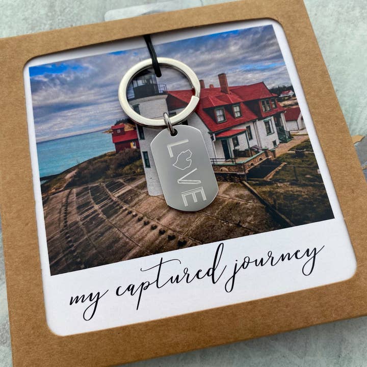 My Captured Journey - Wholesale Keychain - Unisex - Michigan Love Tag Keychain