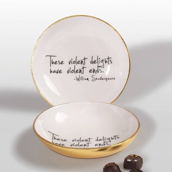 ”Våldsamma läckerheter har våldsamma slut” Shakespeare - Bowl med för wholesale av LUNARES