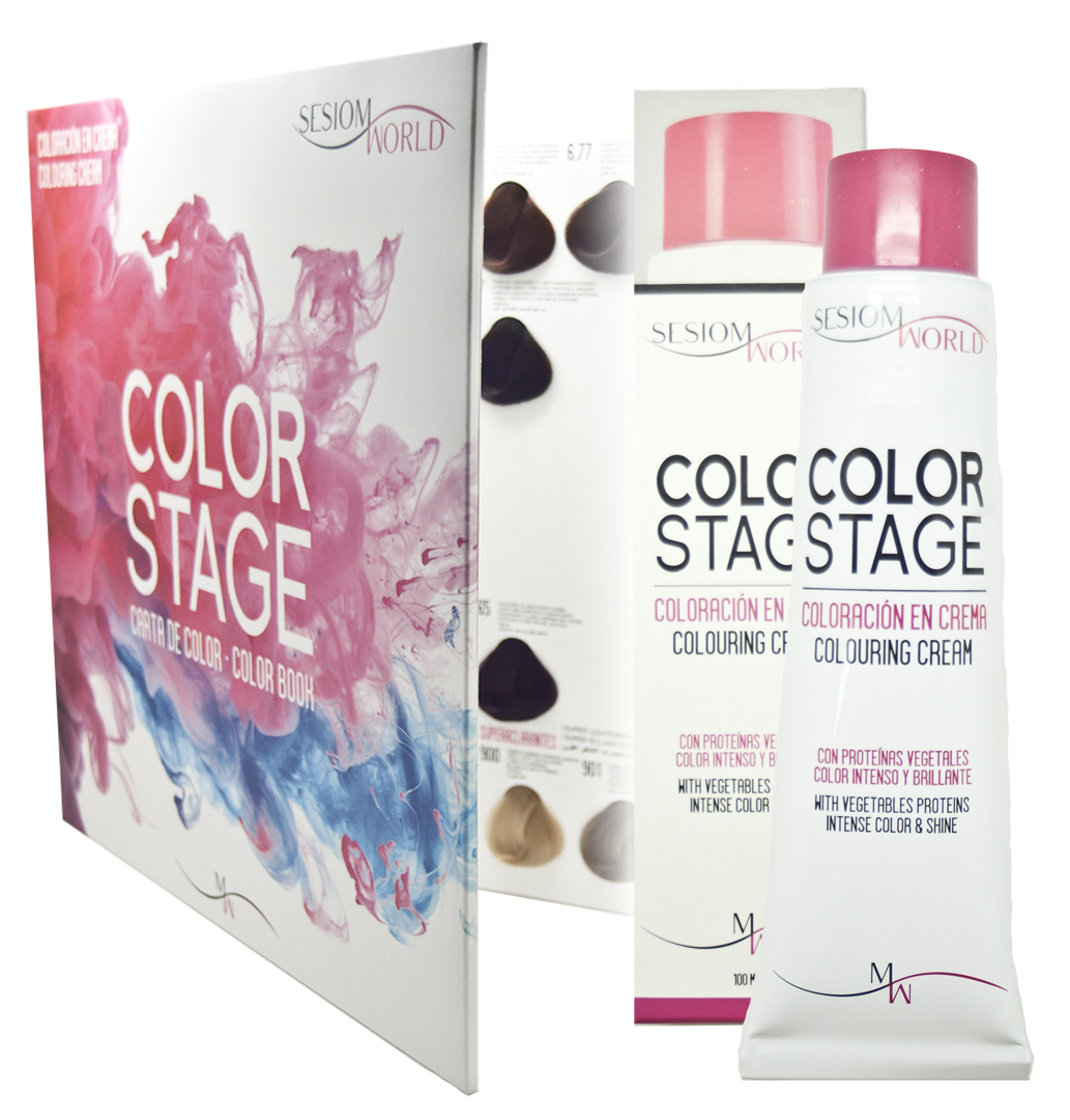 sesioMWorld - M·O·I Professional – wholesale Hair dye – COLOR STAGE cream dye 100ml TONE 7.661