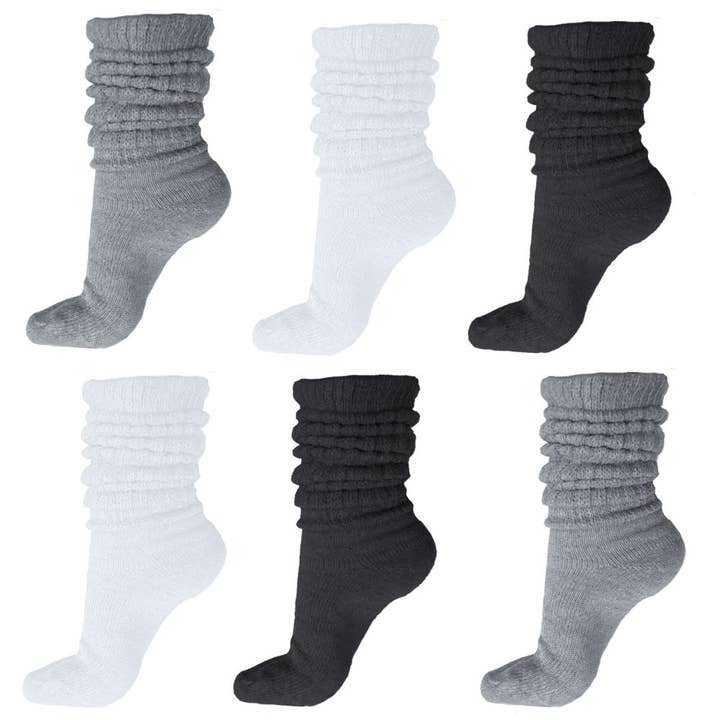 Basic Cotton Slouch Socks for wholesale by Threddies