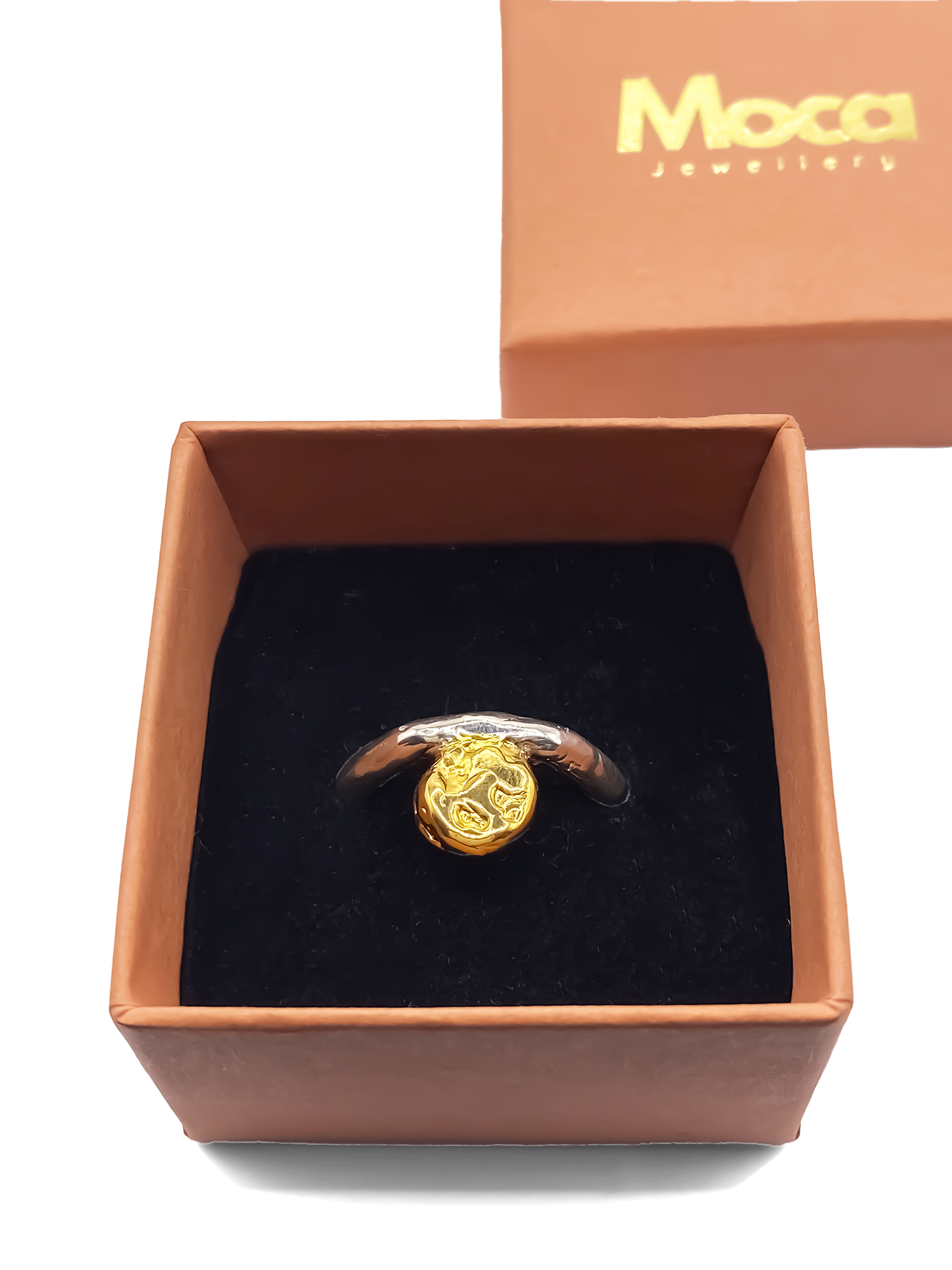 MOCA Jewellery - Wholesale Band/Stacked Ring - Circle Accent Ring6