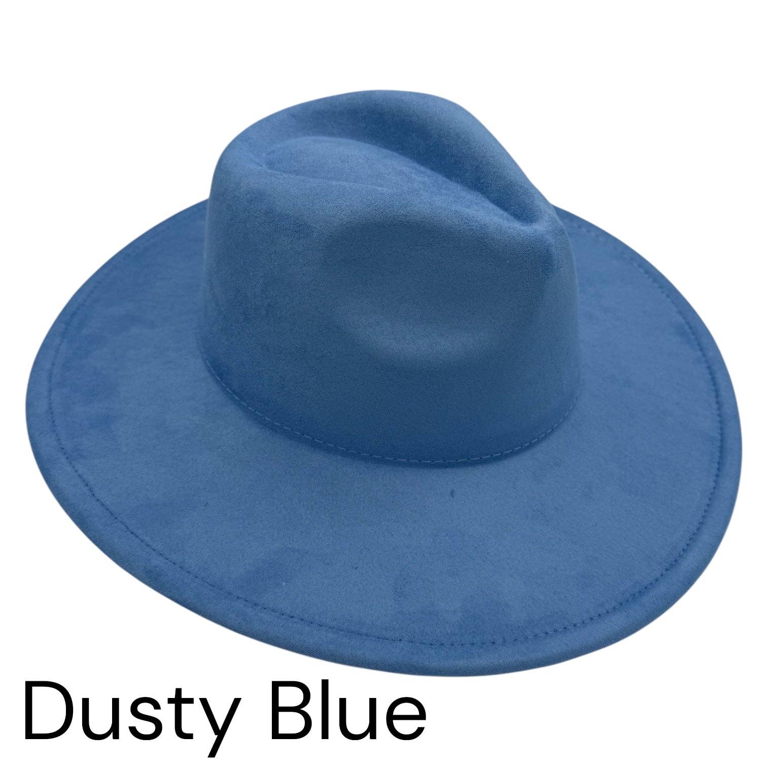 KW Laser Supplies - Wholesale Fedora - Women's - Vegan Suede Wide Brim Hats13