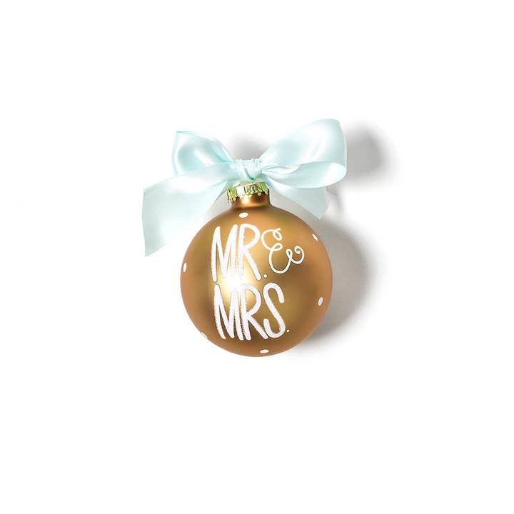 Coton Colors - Wholesale Ornament - Mr. & Mrs. Glass Ornament2