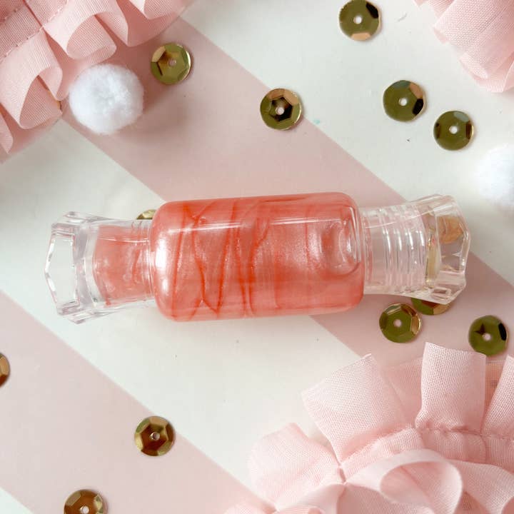 Blushed Pink Candy Lip Gloss for wholesale by Live Sweet