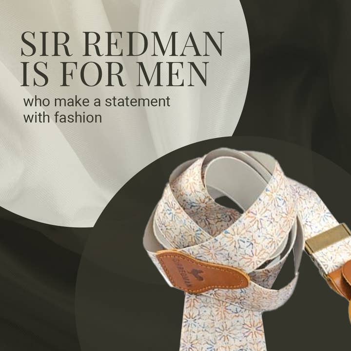 Sir Redman - Venta al por mayor Tirantes - Hombre - Sir Redman Tirantes - Modelo Y - Blanco roto4