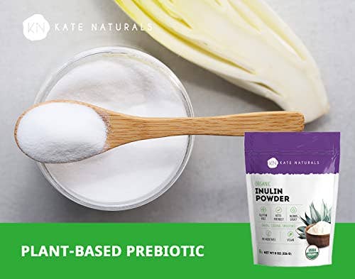 Kate Naturals – Proteína/Superalimento em pó por atacado – Pó Orgânico de Inulina (Blue Agave)3