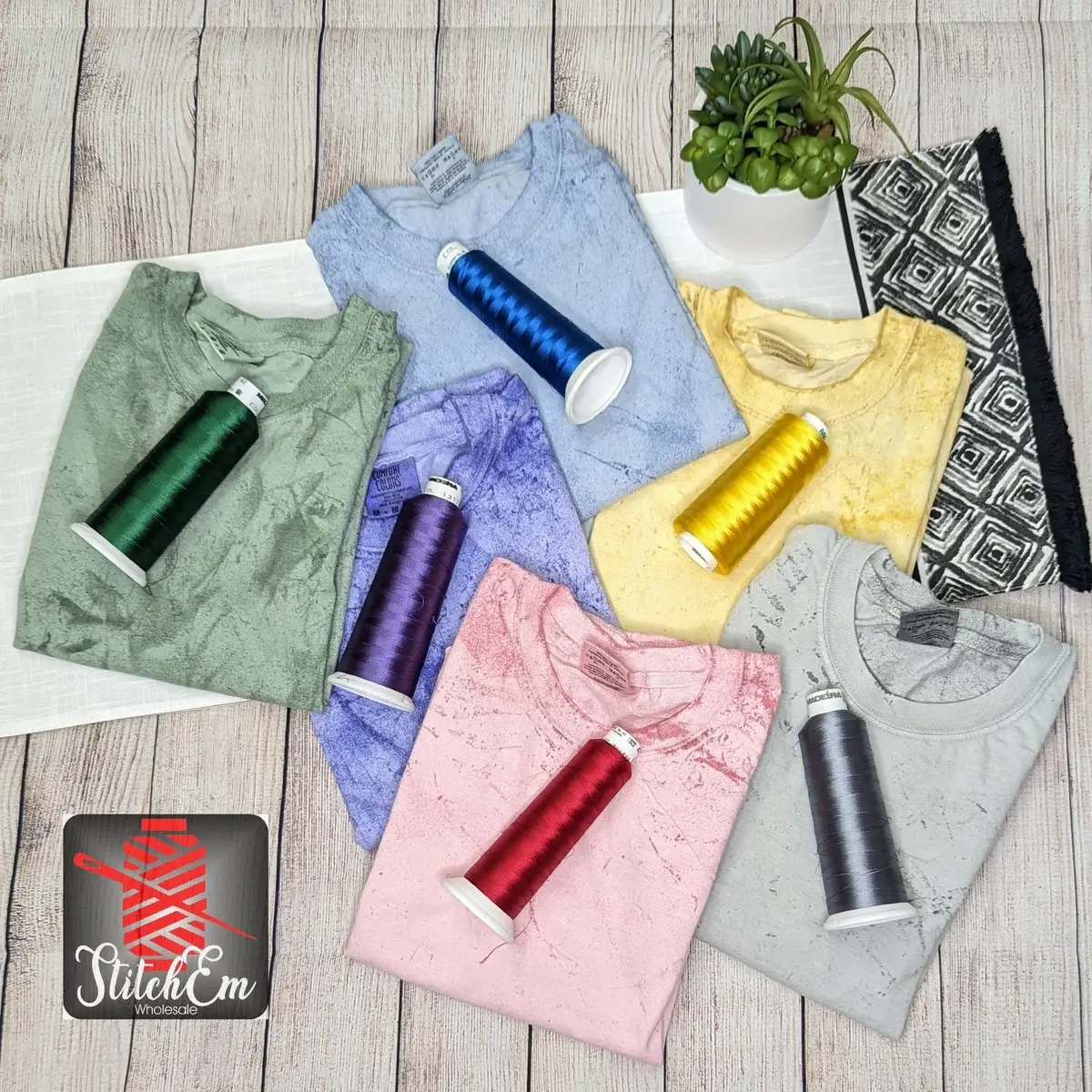 Stitch Em Wholesale - Wholesale T-Shirt - Women's - Color Blast Monogram T-shirt9