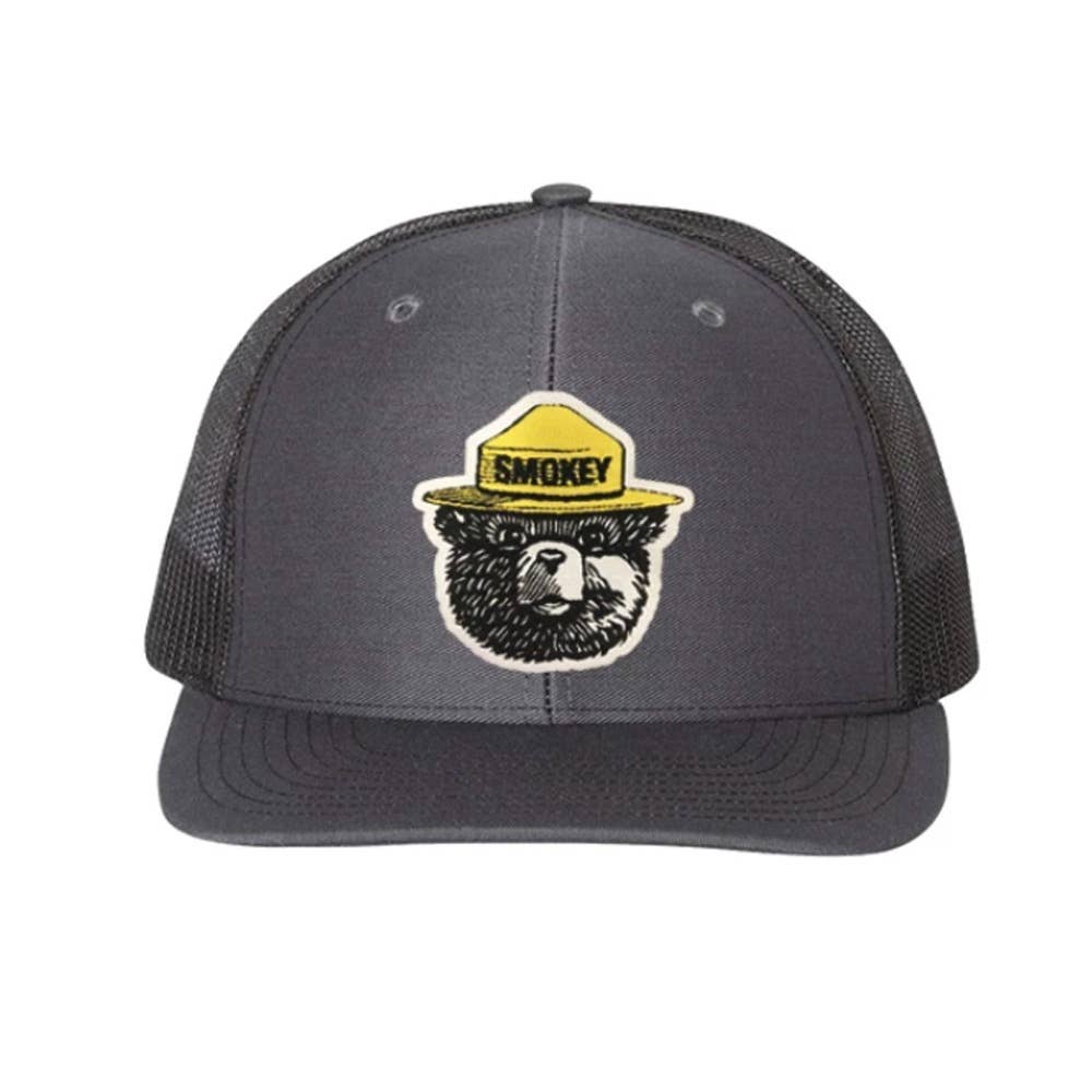 Wear Your Roots - Wholesale Trucker Hat - Unisex - Smokey Bear Hat Patch Snapback Trucker2