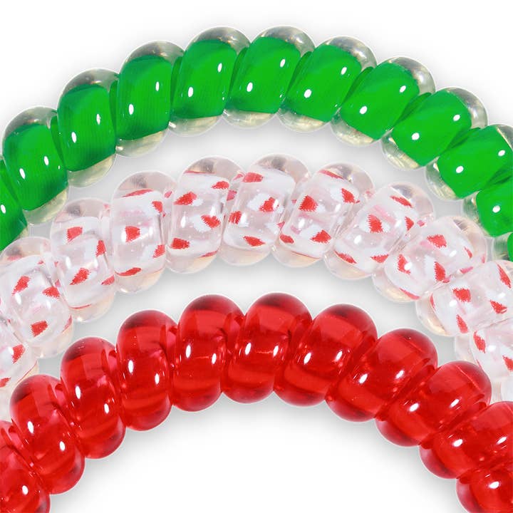 TELETIES - Wholesale Hair Tie - Spiral Hair Coils | Small | Secret Santa Hair Ties2