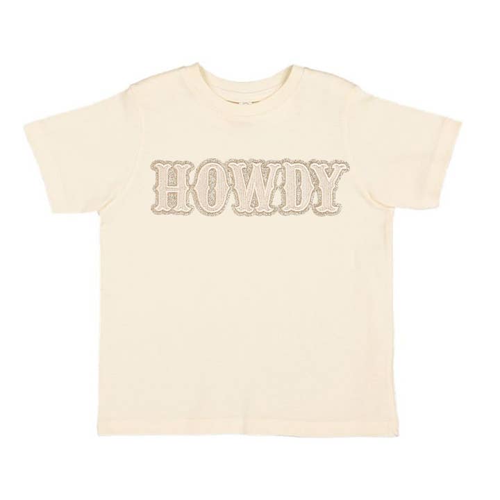 Howdy Patch Short Sleeve T-Shirt - Western Apparel - Fall for wholesale by Sweet Wink