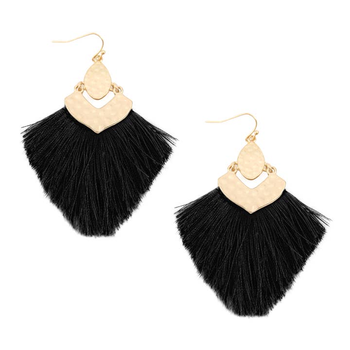 MYS Wholesale Inc - Wholesale Tassel Earrings - Boho-Chic Elegant Fringe Tassel Drop Earrings