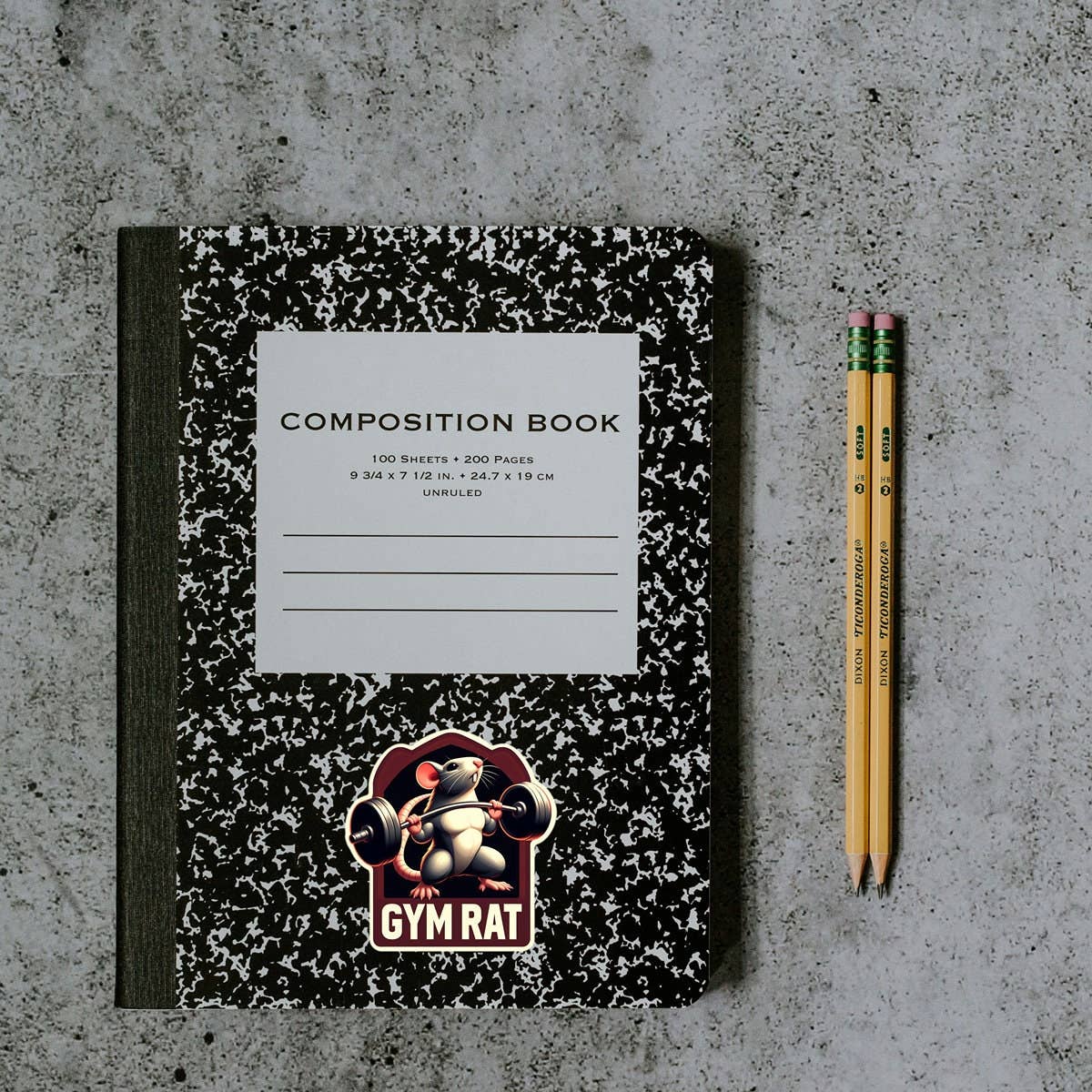 ADH Stickers - Wholesale Sticker - Weightlifting Gym Rat - Wholesale Die Cut Vinyl Sticker3