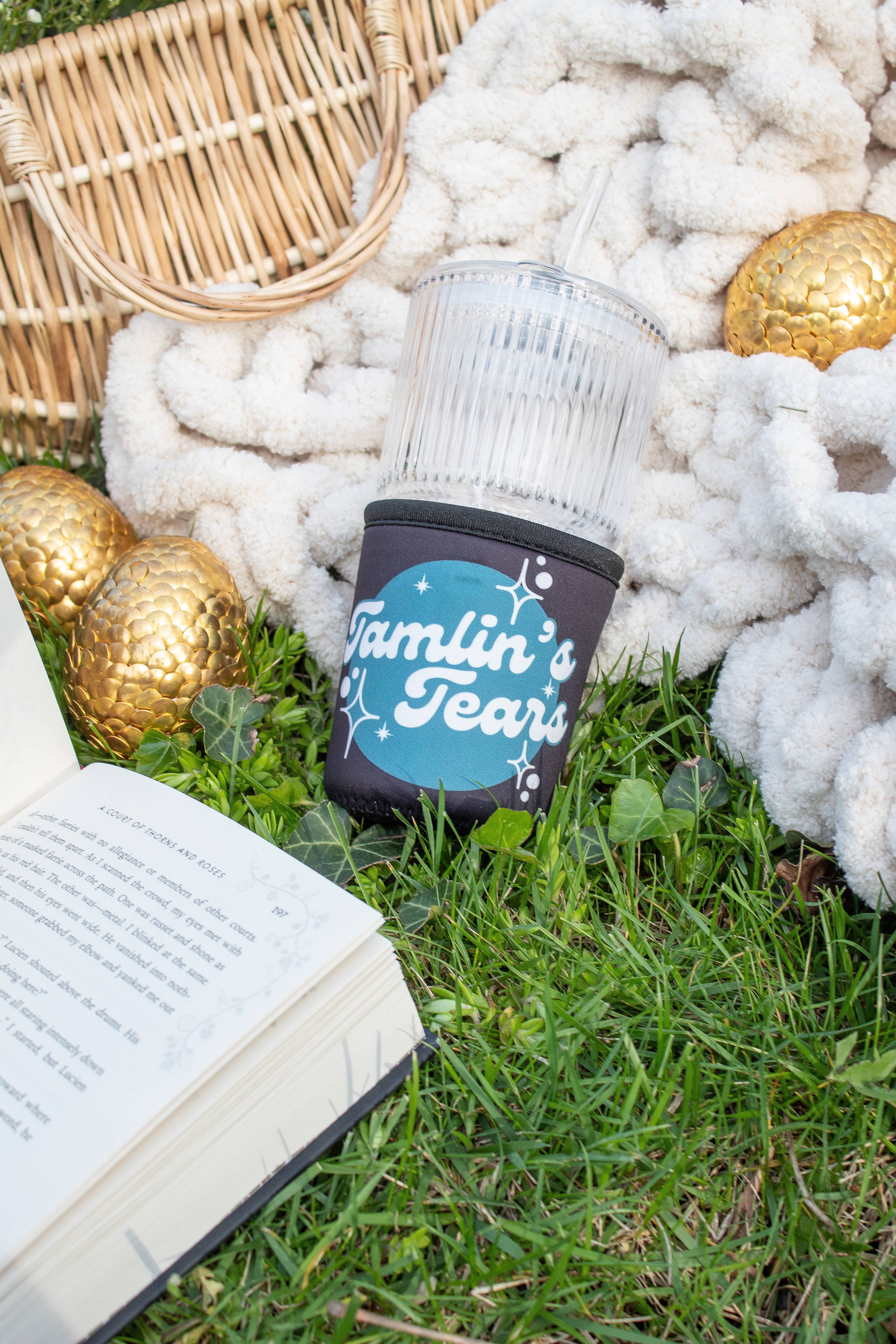 Meaggie Moos - Wholesale Drink Huggers & Koozies - 16oz Drink Sleeve | ACOTAR Tamlin's Tears7