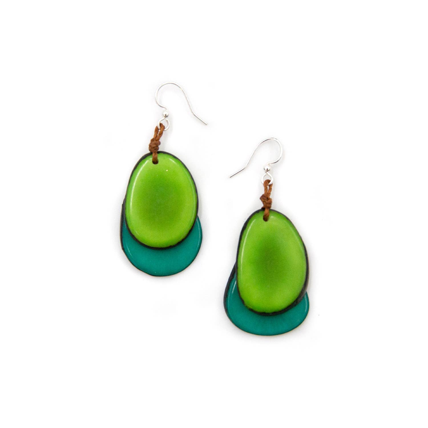 Organic Tagua Jewelry – Großhandel Ohrhänger – Fiesta Ohrringe23