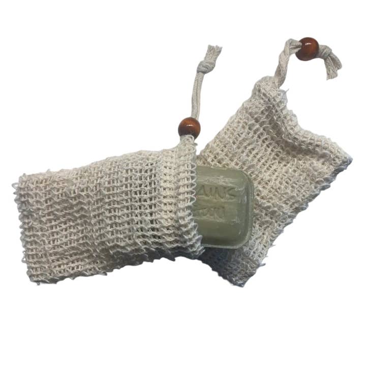 Exfoliating Bag Natural Sisal for Soap for wholesale by Crains Degun