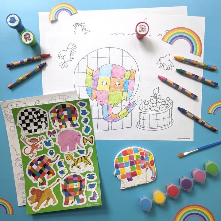 Robert Frederick Ltd - Wholesale Art Set - Kids & Baby - Elmer Art Activity Set2
