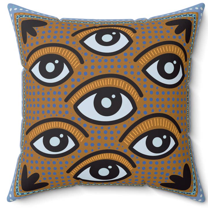 Astral Gaze, 18x18 inch Square Throw pillow for wholesale by Pop Shop Universe