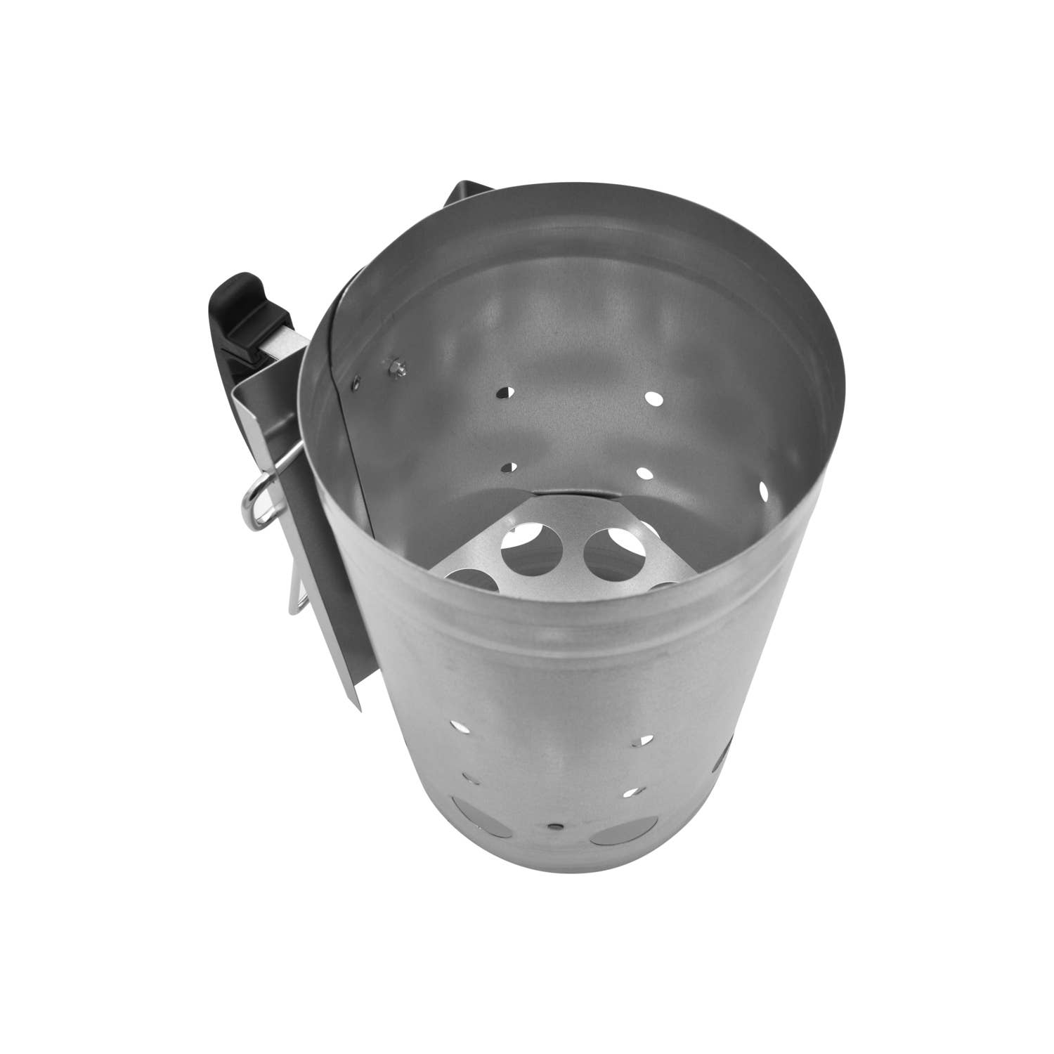 PROF - Wholesale Bar Tool - Aluminum BBQ Ignition Chimney, Two Handles2