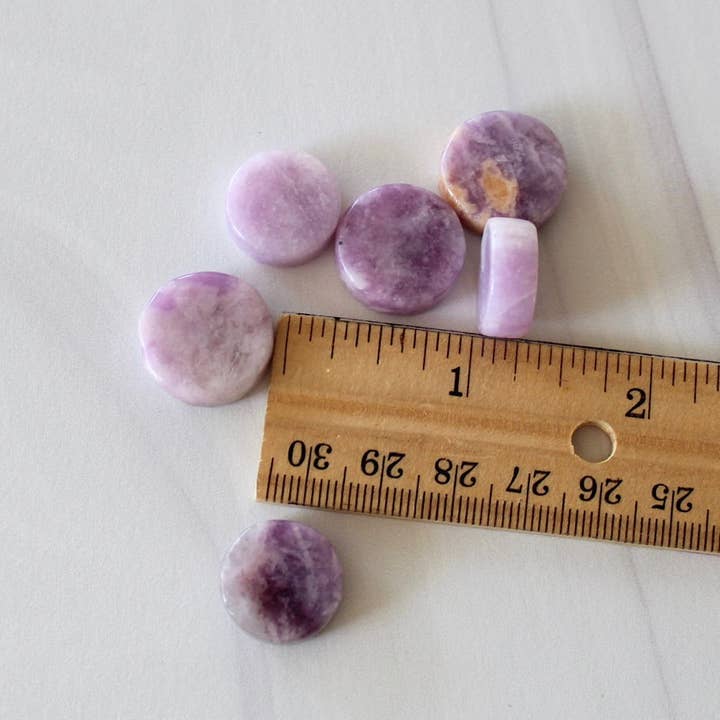 Lepidolite Token (Crystals & Stones) for wholesale by Pebble House
