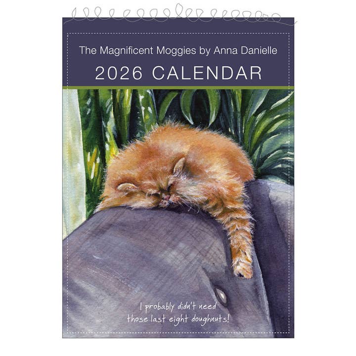 2026 Magnificent Moggies' Calendar for wholesale by The Little Dog Laughed