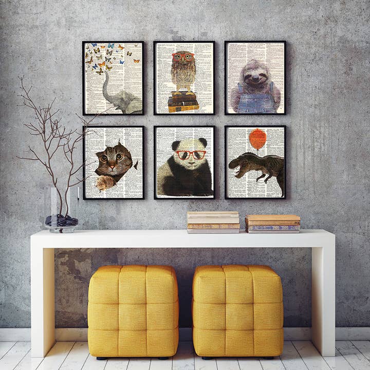 Fresh Prints of CT - Wholesale Art Print - 100 Pre-pack Dictionary Art Prints5