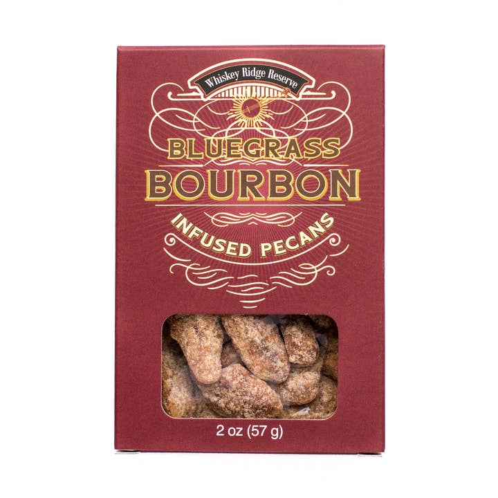 Originele Bourbon Pecannoten 2 oz. Doos Whisky Gearomatiseerde Noten voor wholesale door Damn, Man Snacks