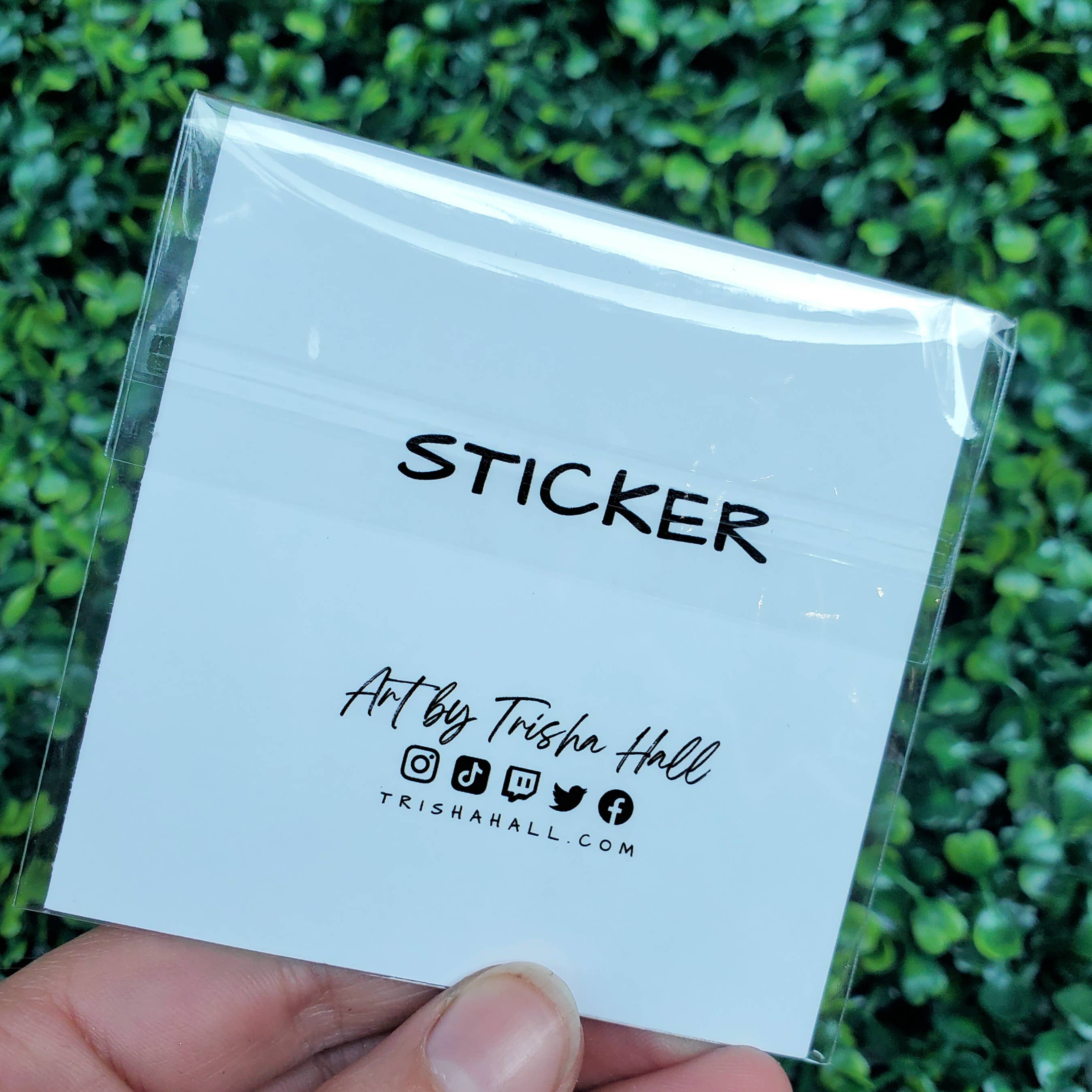 Art by Trisha Hall - Wholesale Sticker - Scarab Beetle Holographic Sticker5