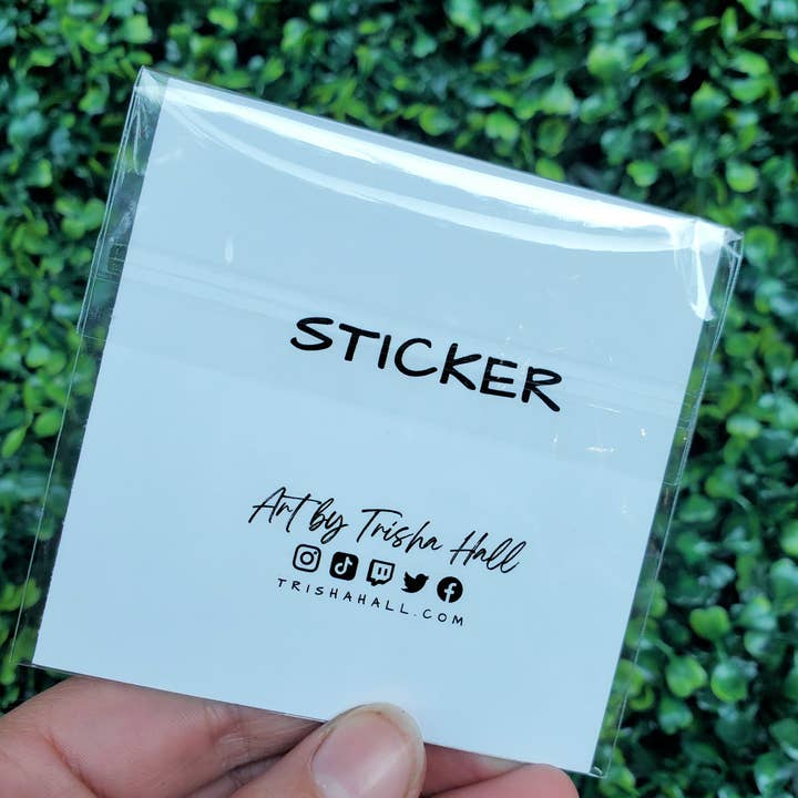 Art by Trisha Hall - Wholesale Sticker - Scarab Beetle Holographic Sticker5