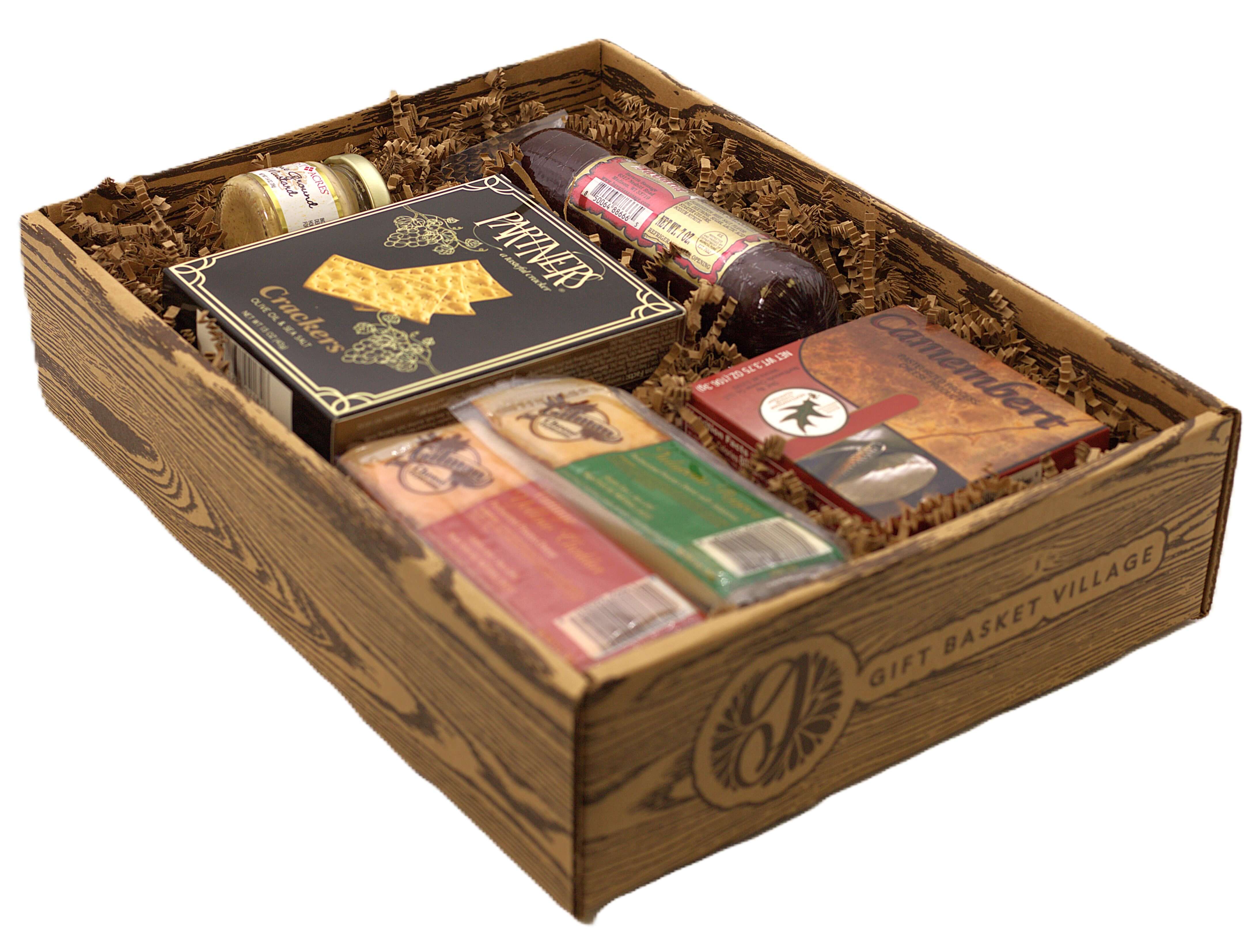 Gift Basket Village LLC - Wholesale Food Gift Basket - Charcuterie Party Snack Pack – Sausage & Cheese2