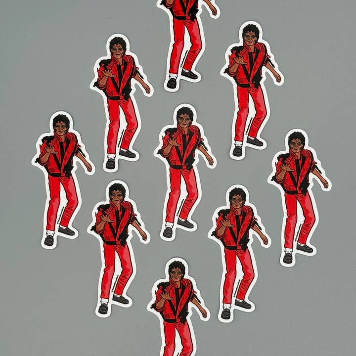 The Red Swan Shop - Wholesale Sticker - Vinyl Decal - Michael Jackson Thriller2