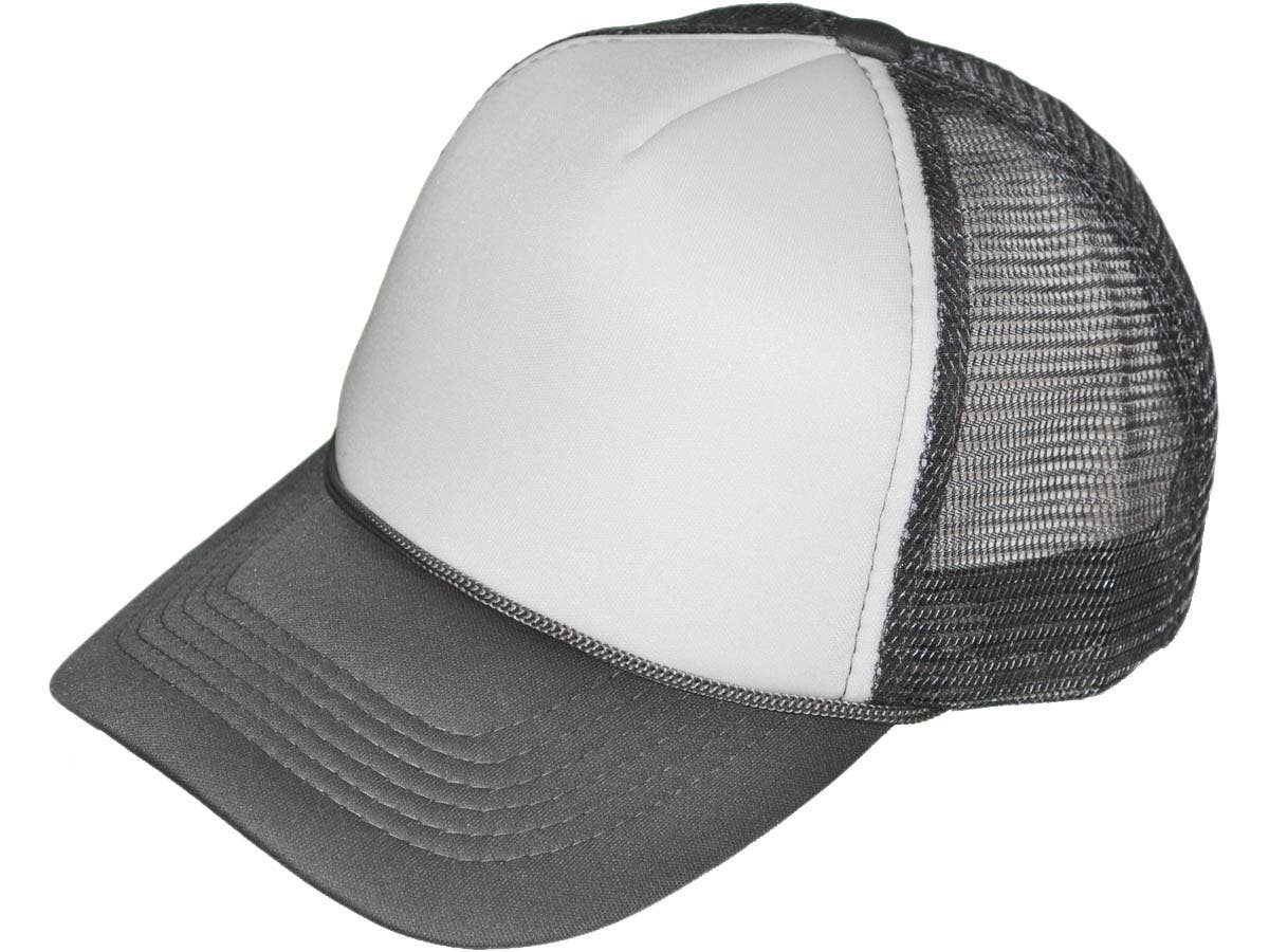 Buck Wholesale – Großhandel Trucker-Cap – Unisex – Buck Wholesale Schlichte Schaumstoff-Trucker-Caps mit Netzrückseite, mittleres Profil (44 Farben)41