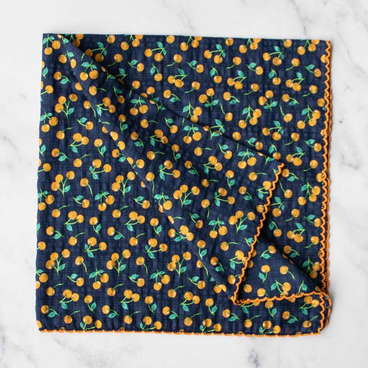 Cherry Cotton Scarf for wholesale by Tiepology