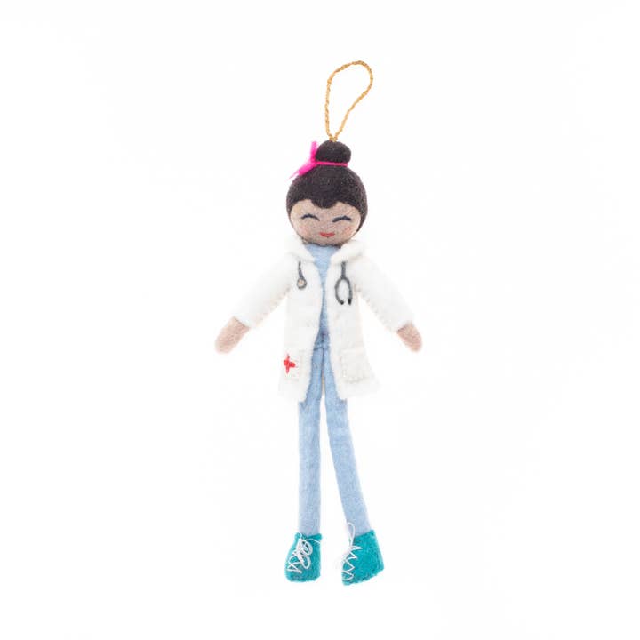 Doctor Ornament - Mary for wholesale by French Knot